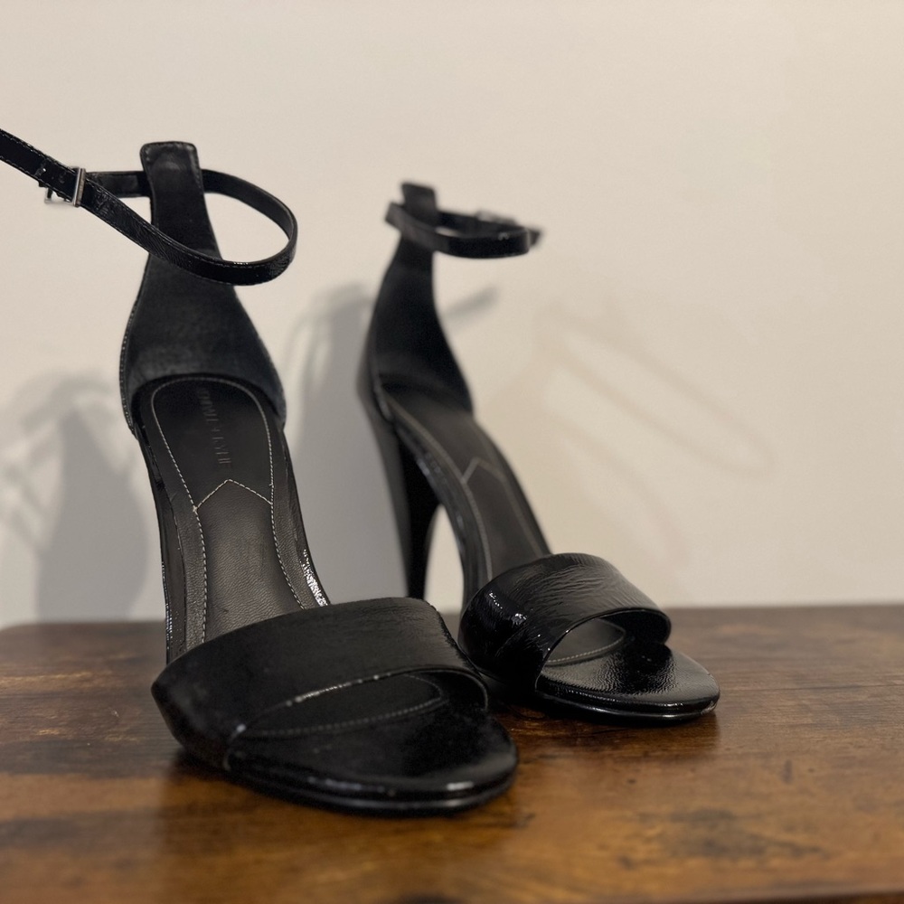 Kendall + Kylie Black Ankle Strap Heels – Size 7